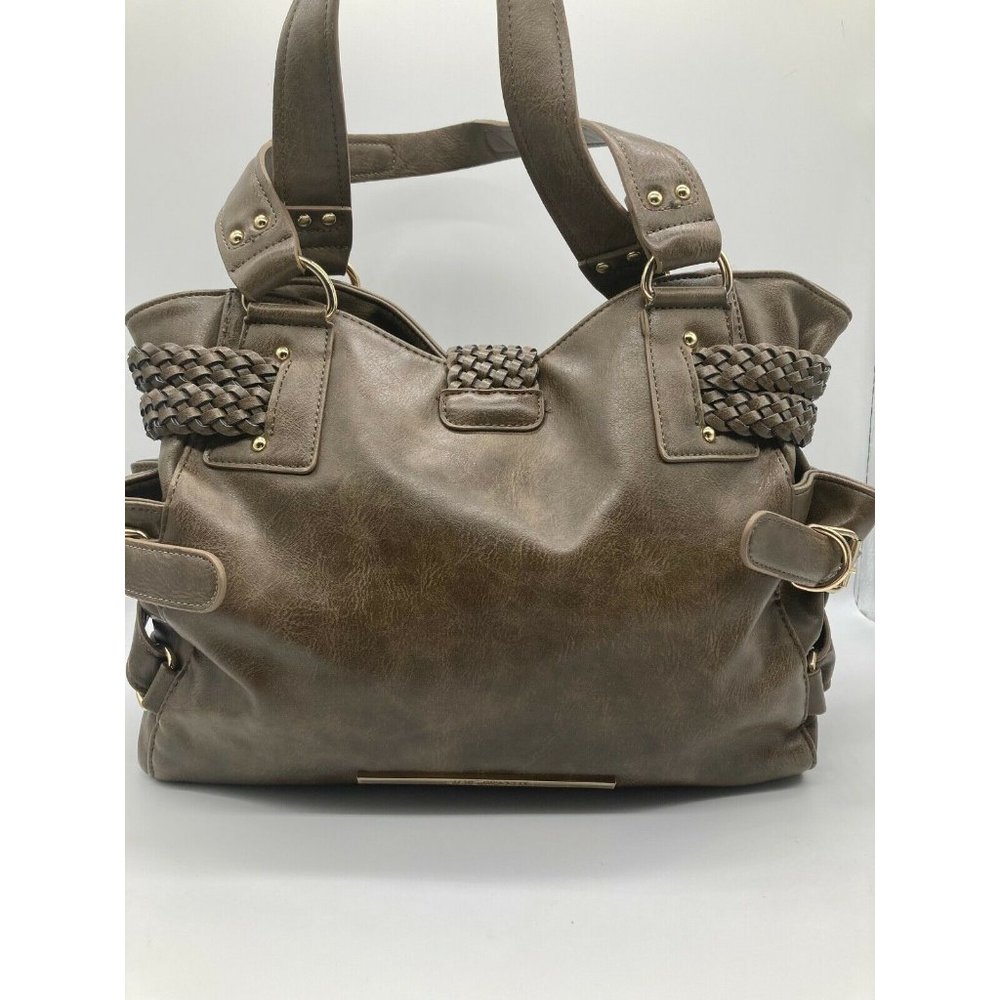 Steve Madden Olive Green Weave Basket Look - image 4